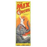 TOM MIX CIRCUS POSTER