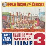 COLE BROS. CIRCUS POSTER