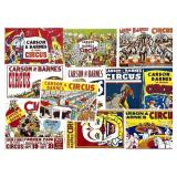 CARSON & BARNES CIRCUS POSTER COLLECTION