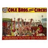 COLE BROS. CIRCUS POSTER
