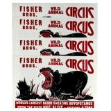 FISHER BROS. CIRCUS POSTERS