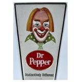 DR. PEPPER CIRCUS CLOWN TRADE SIGN