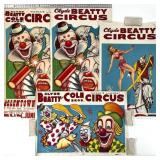 CLYDE BEATTY - COLE BROS. CIRCUS POSTERS