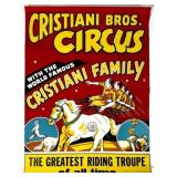 CRISTIANI BROS. CIRCUS POSTER