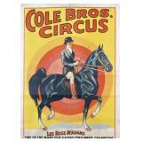 COLE BROS. CIRCUS POSTER