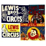 LEWIS BROS. CIRCUS POSTER COLLECTION