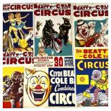 CLYDE BEATTY - COLE BROS. CIRCUS POSTERS