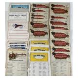 COLLECTION OF CIRCUS ROUTE CARDS