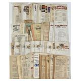 COLLECTION OF CIRCUS ROUTE CARDS
