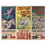 CRISTIANI BROS. CIRCUS POSTERS