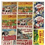 CARSON & BARNES CIRCUS POSTER COLLECTION