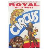 ROYAL WILD WEST CIRCUS POSTER