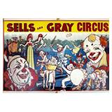 SELLS & GRAY CIRCUS POSTER