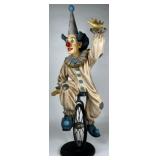 VINTAGE CLOWN ART SCULPTURE