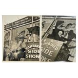 CIRCUS SIDESHOW PHOTOGRAPHS