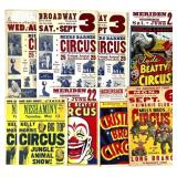 AMERICAN CIRCUS WINDOW CARD COLLECTION