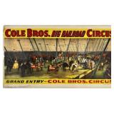 COLE BROS. CIRCUS POSTER