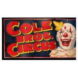 COLE BROS. CIRCUS BILLBOARD POSTER