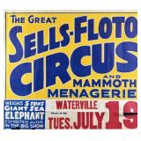 SELLS FLOTO CIRCUS POSTER