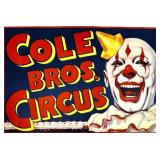 COLE BROS. CIRCUS POSTER