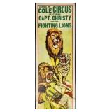 JAMES M. COLE CIRCUS POSTER