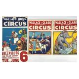 WALLACE BROS. CIRCUS POSTERS
