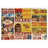 SELLS & GRAY CIRCUS POSTERS