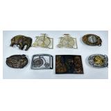 CIRCUS RELATED BELT BUCKLE COLLECTION