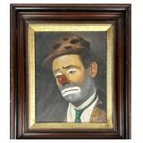 EMMETT KELLY PORTRAIT PAINTING