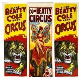 CLYDE BEATTY - COLE BROS. CIRCUS POSTERS