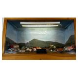 CIRCUS TRAIN WRECK DIORAMA DISPLAY