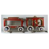 PAIR OF MODEL CIRCUS WAGONS