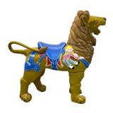 LARGE CIRCUS CARNIVAL LION SCULPTURE