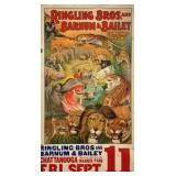 RINGLING BROS. BARNUM BAILEY CIRCUS POSTER