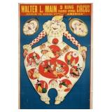 WALTER L. MAIN CIRCUS POSTER