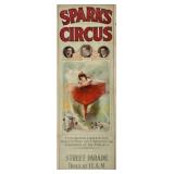 SPARKS CIRCUS POSTER