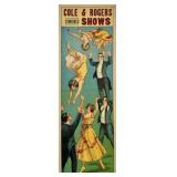 COLE & ROGERS COMBINED SHOWS POSTER