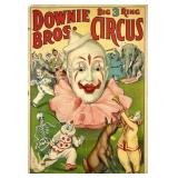 DOWNIE BROS. CIRCUS CIRCUS POSTER