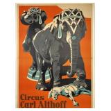 CIRCUS CARL ALTHOFF POSTER