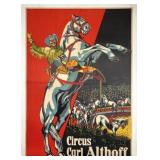 CIRCUS CARL ALTHOFF POSTER