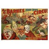AL G. BARNES CIRCUS POSTER