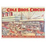 COLE BROS. CIRCUS POSTER