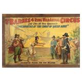 AL G. BARNES CIRCUS POSTER