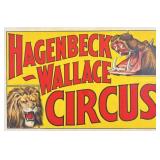 HAGENBECK-WALLACE CIRCUS POSTER