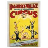 HAGENBECK-WALLACE CIRCUS POSTER