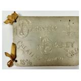 1896 BARNUM & BAILEY CIRCUS ROUTE BOOK