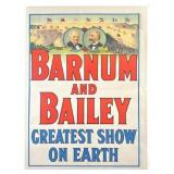 BARNUM AND BAILEY CIRCUS POSTER