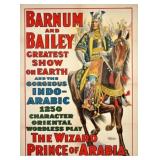 BARNUM AND BAILEY CIRCUS POSTER