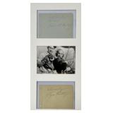 CLYDE AND HARRIETT BEATTY AUTOGRAPHS