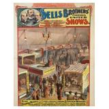 SELLS BROTHERS ENORMOUS UNITED SHOWS POSTER
